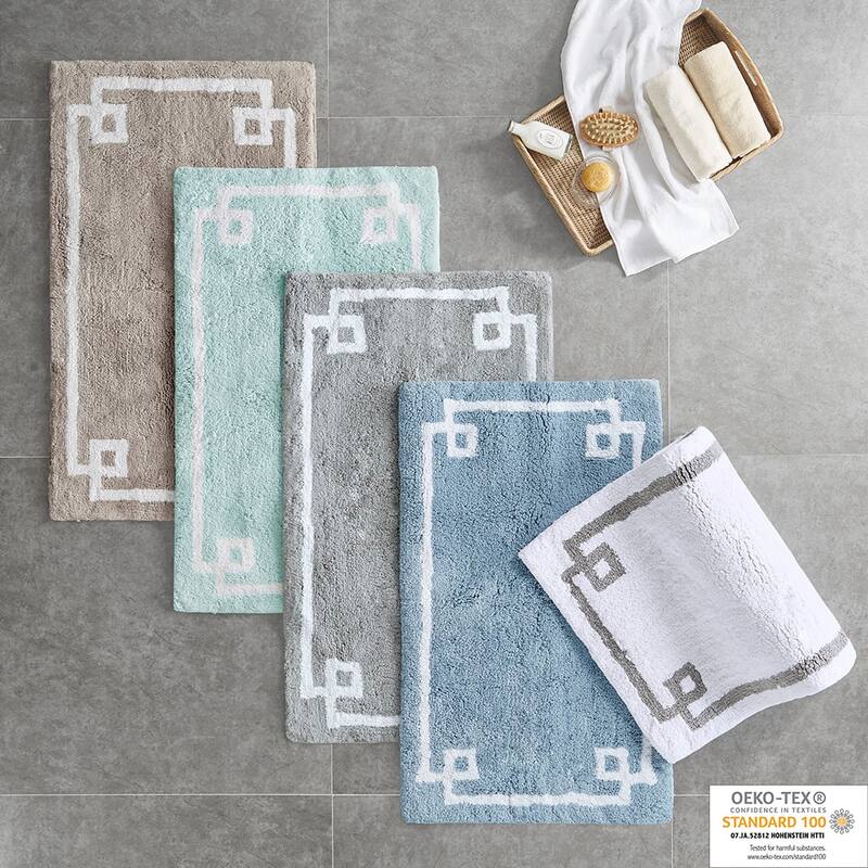 24 x 72" Cotton Tufted 3000 GSM Reversible Bath Rug