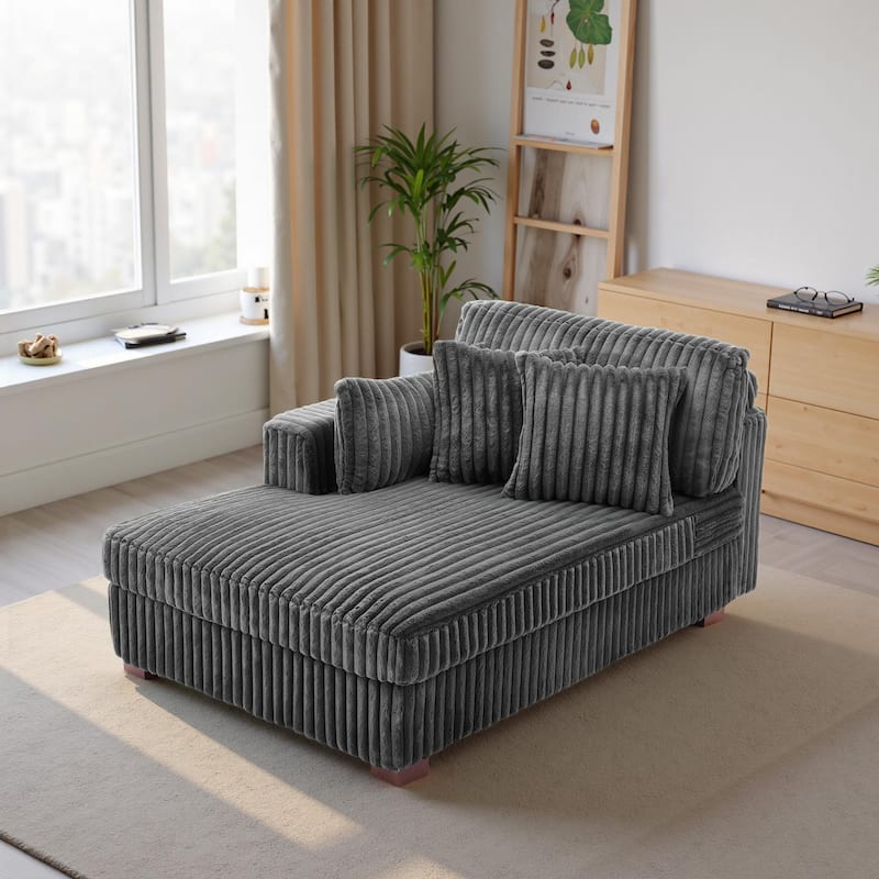 DREAMSIDEA Modern Oversized Chaise Lounge Sofa for Living Room
