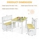 preview thumbnail 4 of 5, Wooden Kids Table and Chair Set Activity Table with Toy Storage Bench
