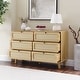 Drawer bedroom dresser wooden antique dresser six-drawer cabinet - Bed ...