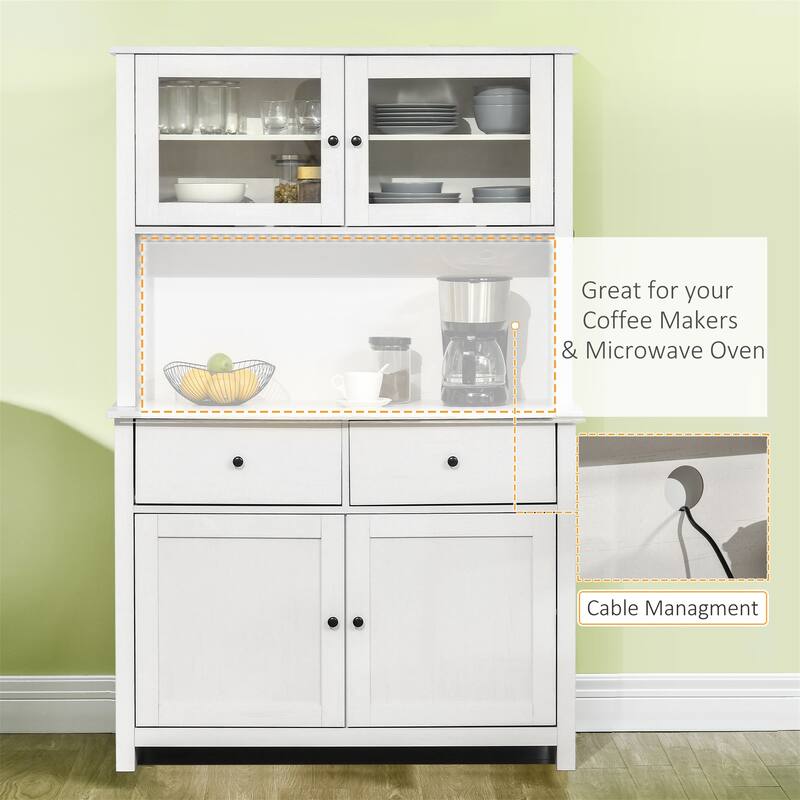 Pantry Storage Cabinet with 4 Shelves