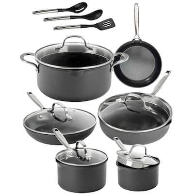 Gotham Steel Pro 15 Piece Nonstick Cookware Set with Utensils