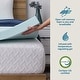 preview thumbnail 7 of 12, Lucid Comfort Collection 3-inch Gel and Aloe Memory Foam Topper
