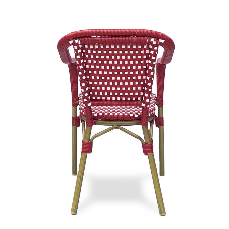 Cecil Outdoor French Cafe Chairs (Set of 4) by Christopher Knight Home