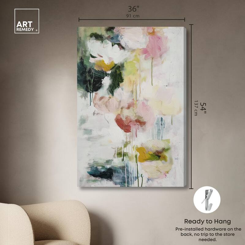 Dripping Colors III Canvas by Art Remedy, Gallery Wrapped