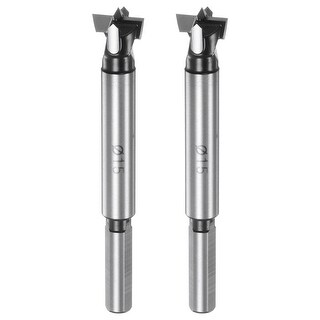 Lot De 2 Alésoirs Carbure C1/K30 Diamètre 6,4mm H7 - Longueur Coupe 15mm, Tige 6,4mm - Pour Usinage Acier, Aluminium, Bois