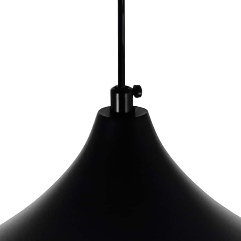 Dynamic 10 Inch 1 Light Down Mini Pendant With Black Finish