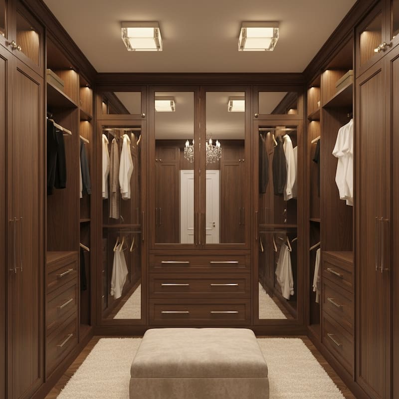 5 Inch Square LED Flush Mount Light Acrylic Diffuser 1500 Lumens Dimmable