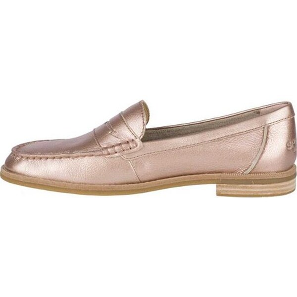 sperry seaport penny loafer rose dust