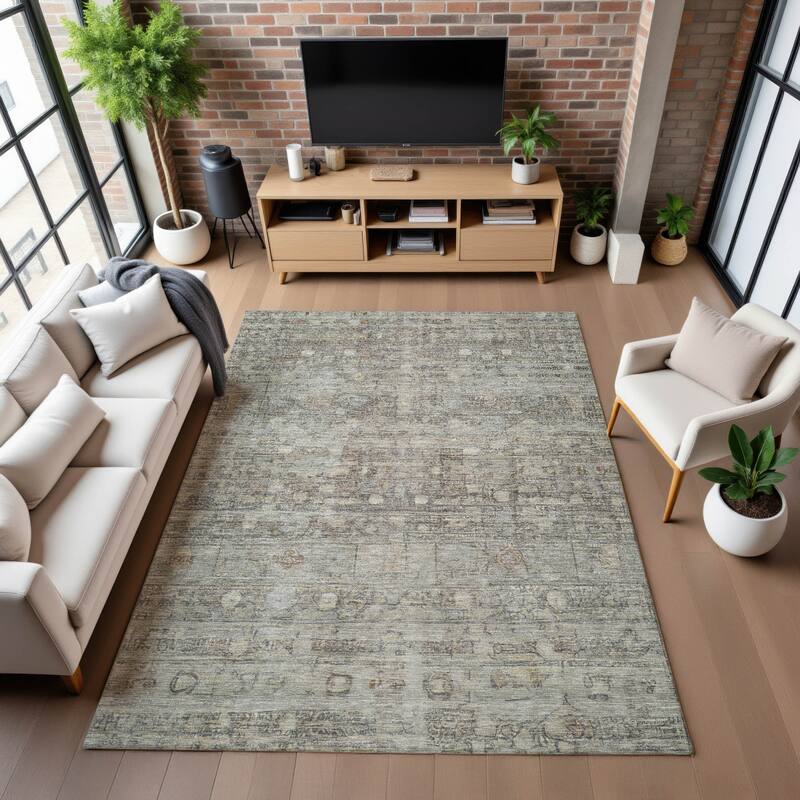 Premium Washable Super Soft Vintage Traditional Mayfield Rug