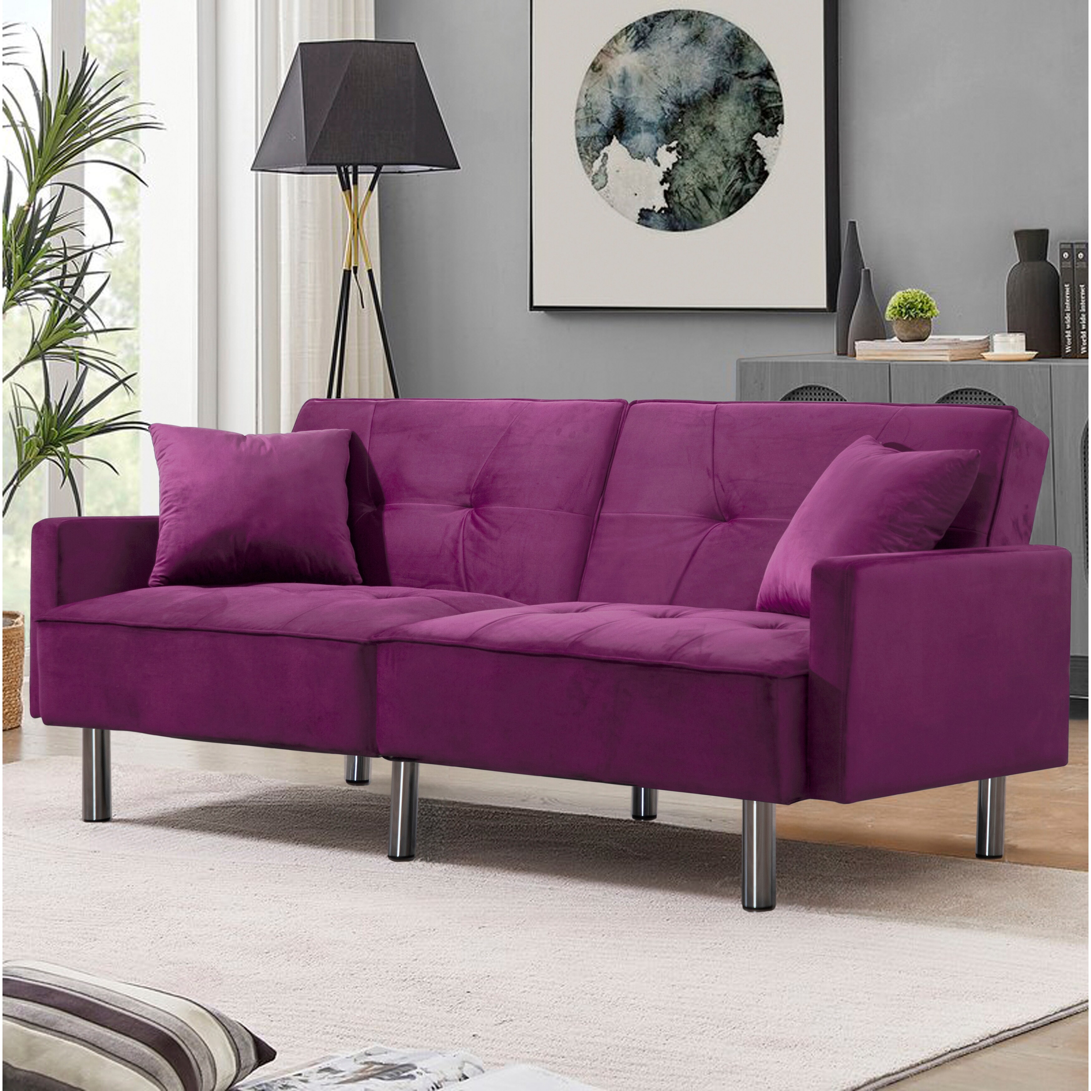 Purple Futons Bed Bath & Beyond