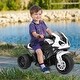 preview thumbnail 11 of 16, 6V Kids 3 Wheels Riding BMW Licensed Electric Motorcycle - 26" x 14.5" x 17.5" (L x W x H) Black