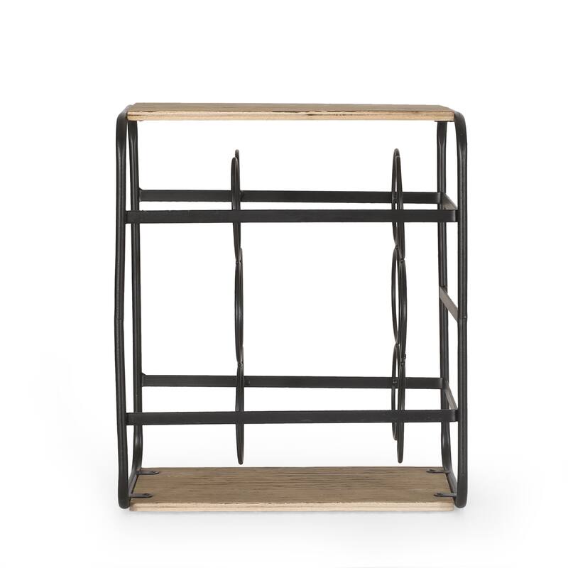 Rauser 6 Bottle Tabletop Wine Rack by Christopher Knight Home