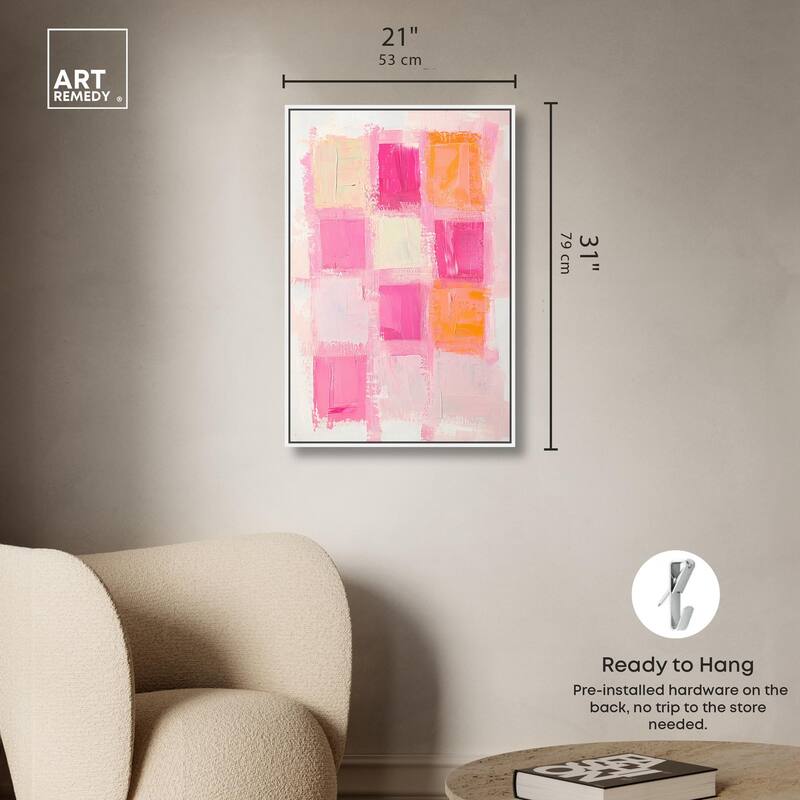 Color Squares I Canvas by Art Remedy