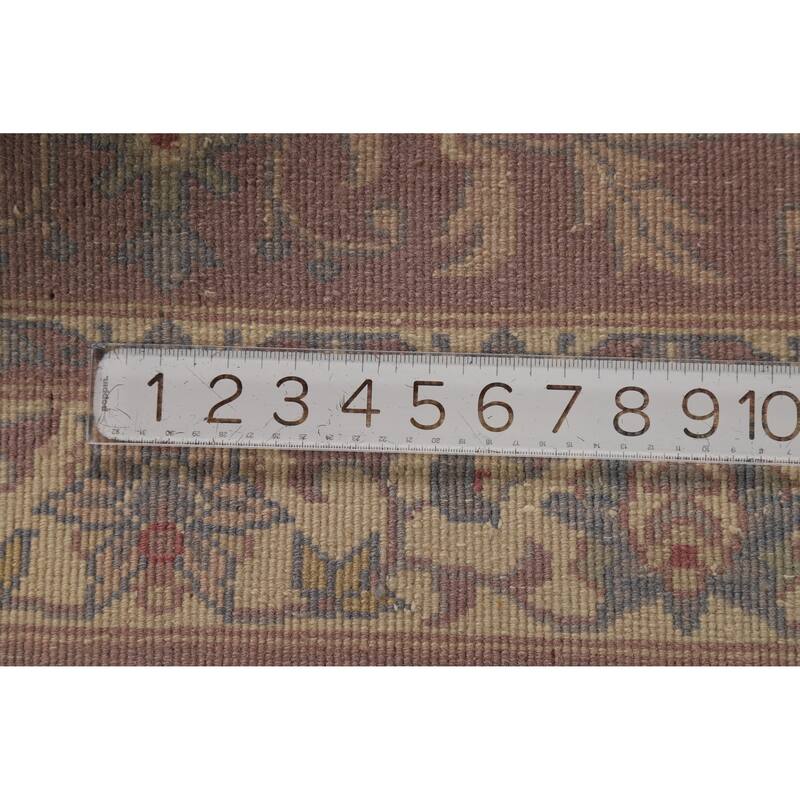 Hand Knotted Oriental 100% Wool Carpet Traditional All-Over Pink Art Deco Area Rug - 5' 0'' X 3' 0''