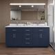 Option Dark Blue / Giotto Quartz Top / Brushed Nickel