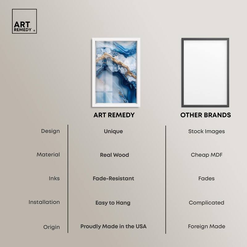 Molten Topaz II Shadowbox by Art Remedy