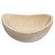 preview thumbnail 9 of 11, Eden Bath Small Stone Canoe Sink - Polished Beige Travertine