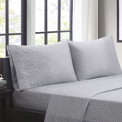 Porch & Den Denver Chevron Microfiber Bed Sheet Set