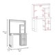 preview thumbnail 3 of 11, Small Space Desk with Hutch and Ample Storage Shelves, 38.8" Wide