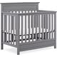 preview thumbnail 1 of 5, Dream On Harbor 4-in-1 Convertible Mini Crib Steel Grey Steel Grey