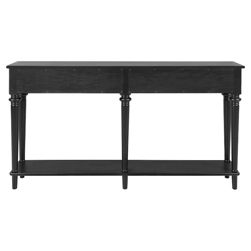 Retro Console Table with Open Shelf