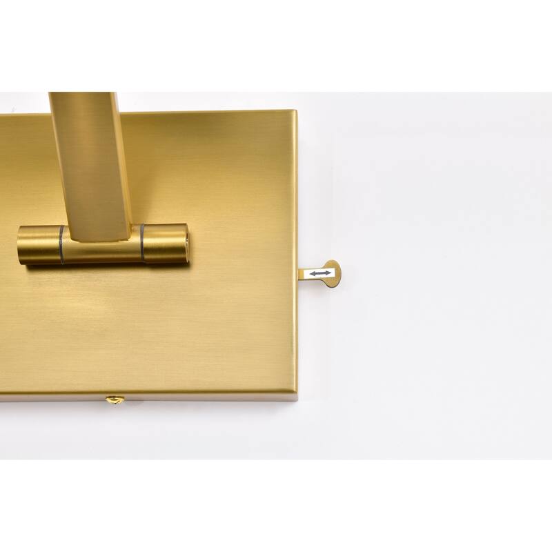 Hazel 2 Foot LED Picture Light 3 CCT Selectable Vintage Brass Finish Acrylic Lens - Vintage Brass