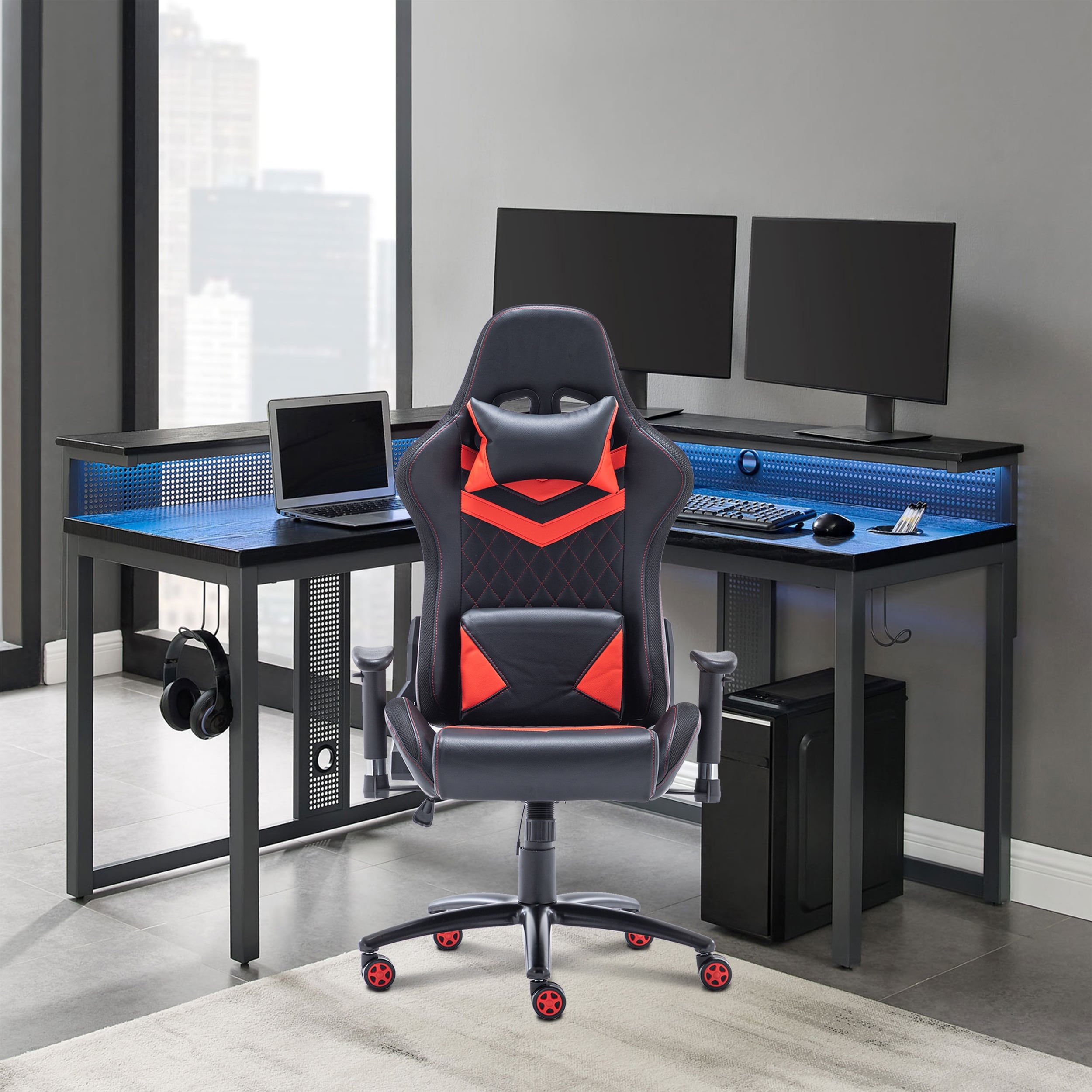 Homall gaming deals chair rgb lighting