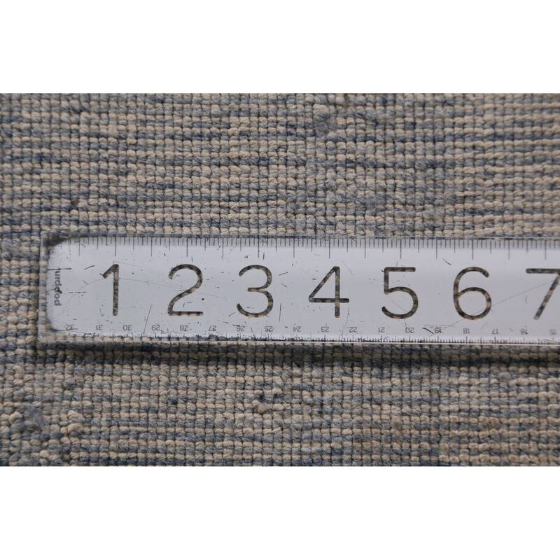 Gabbeh Indian Area Rug Hand-Knotted Tribal Beige Wool Carpet - 5'5" x 7'7"