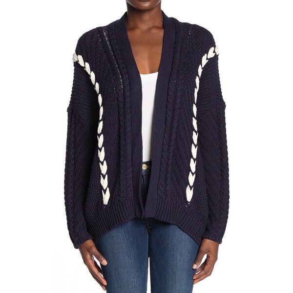 lace up cardigan
