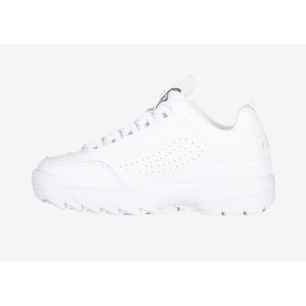fila disruptor ii low white leather