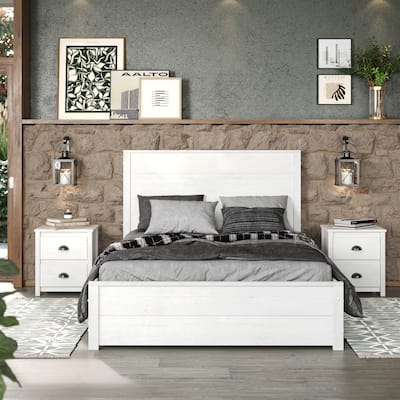 Hampton Solid Wood Bed - King Size