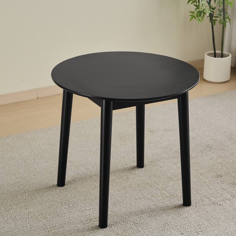 Round Table, all solid wood, can sit 2-4 people diameter 31.5 inches