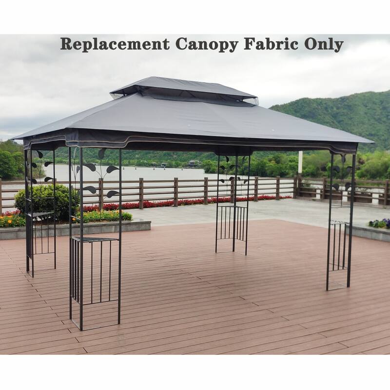 13x10Ft Outdoor Patio Gazebo Replacement Double Canopy Top Cover Only