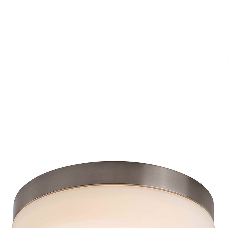LED Flush Mount Ceiling light in Brushed Nickel