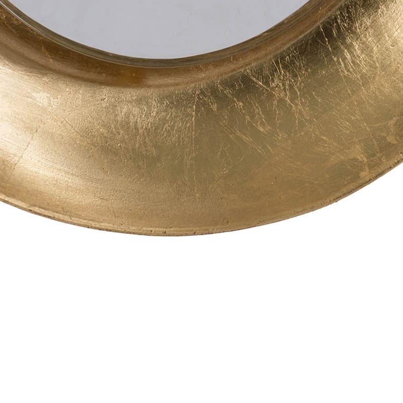 LED Lighted Wall Mirror - Decorative Accent - Gold