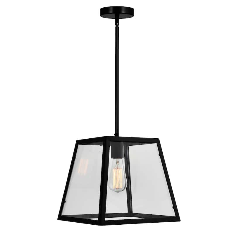 Alyson 1 Light Down Mini Pendant With Black Finish