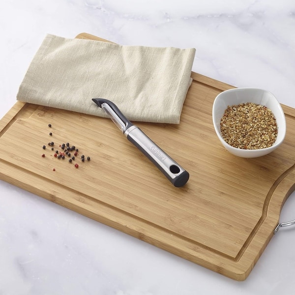 Cuisinart CTG21P1 Peeler, One Size, Black and Stainless Steel Bed