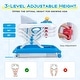 preview thumbnail 6 of 10, Honeyjoy Foldable Baby Walker with 3 Adjustable Heights Comfy Padded - See Details