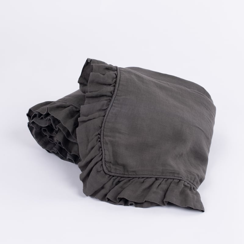 Basillo Sham, Charcoal Grey, Euro