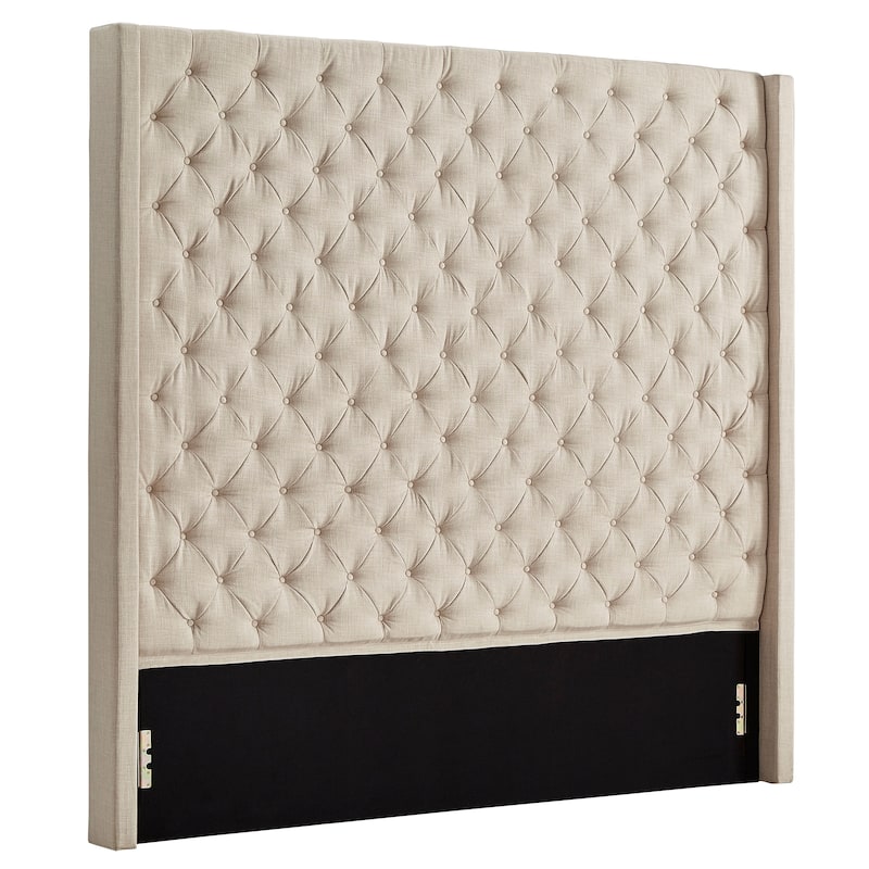 Naples Button-tufted Wingback Headboard only by iNSPIRE Q Artisan