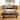 Rustic Elm Wood Dining Table Set with Black Bench – Modern Farmhouse Kitchen Table