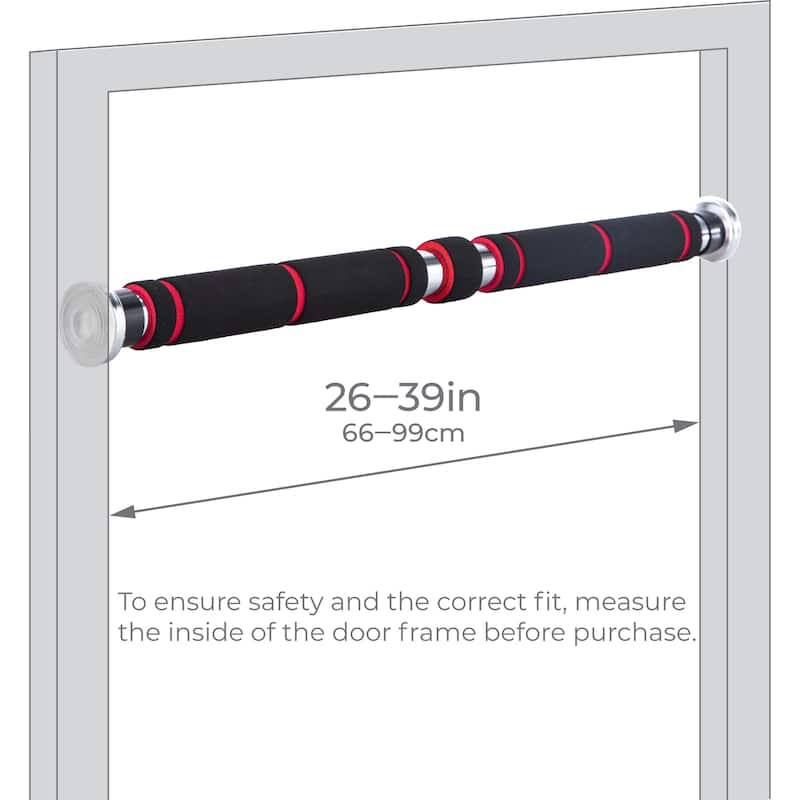 Pull Up Bar for In-Home Fitness - Door Bar - Crunches and Leg Lifts