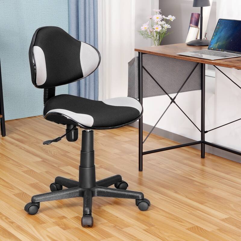 JJS Ergonomic Mesh Office Chair Adjustable Lumbar Support Computer Desk Chair