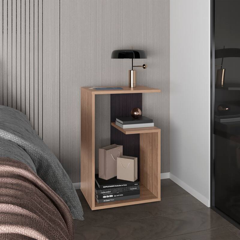 Side Table 25" H, 1 Shelf,FSC Certified CPSIA Compliant,full assembly required