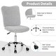 preview thumbnail 21 of 28, Gymax Armless Leisure Office Chair Adjustable Swivel Task Chair