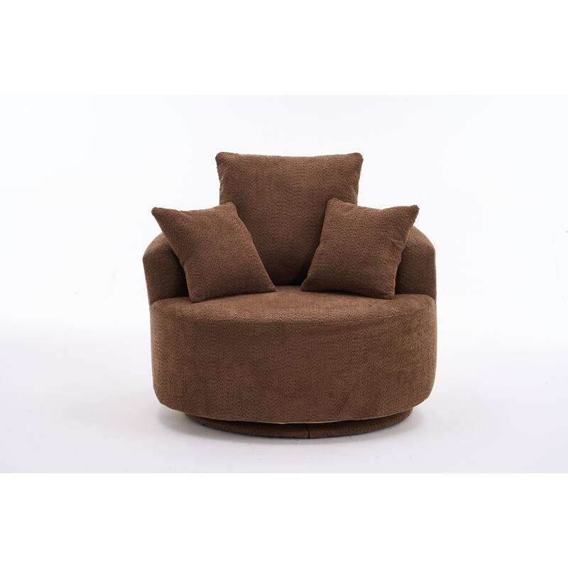 Single Seat Full Sponge Compression Swivel Chair Single Sofa