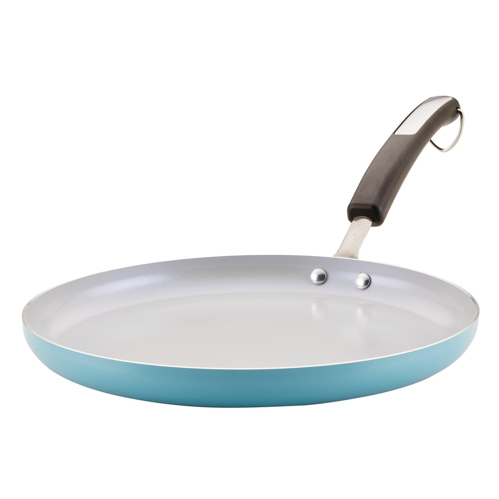 Farberware Easy Clean Aluminum Nonstick Cookware Pots and Pans Set,  15-Piece, Aqua - Bed Bath & Beyond - 38405952