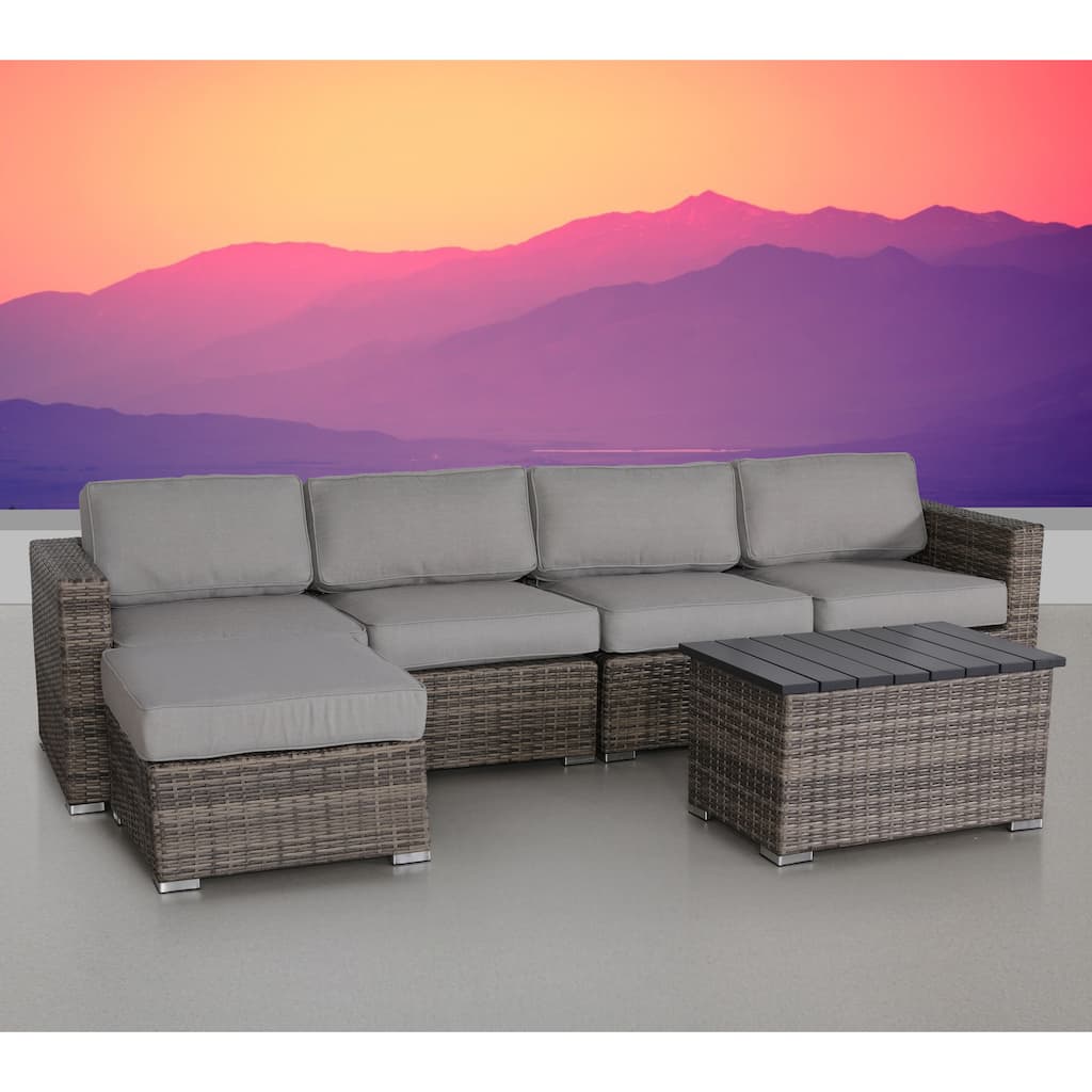 LSI 6 Piece Sectional Seating Group
