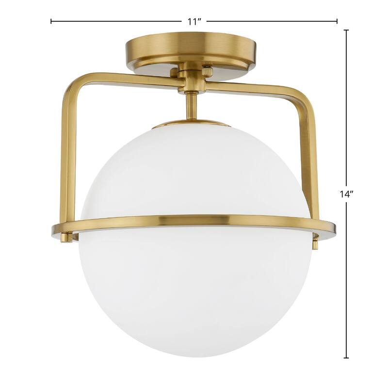 Gigi Semi-Flush/Convertible Light, Gold